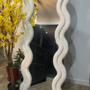 Miroir sur Pied Design Ondulé